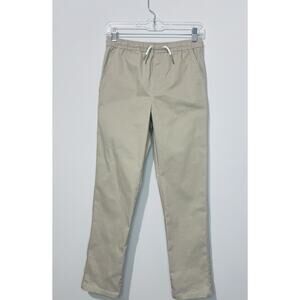 Tommy Bahama Active Boys Pants L 10-12 Cotton Blend Beige Pockets Drawstring